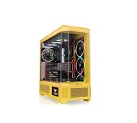 Thermaltake View 600 TG | Full Tower E-ATX | Diseño Panorámico con 4 Paneles de Cristal Templado | Compatible con Radiadores de hasta 420mm y 10 Ventiladores de140 mm | Caramelo Mantequilla