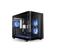 Thermaltake Vision 330 CR Infinity ARGB - Torre Central Curvada de Vidrio Templado, Color Negro