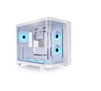 Thermaltake Vision 330 CR Infinity - Carcasa de Cristal Templado Curvo ARGB Mid Tower Edition Snow Edition