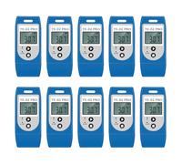 ThermElc TE-02 Pro registrador de datos de temperatura con calibración trazable, termómetro para refrigerador de farmacia, datalogger con alarma LED, para almacenamiento y almacenamiento médico