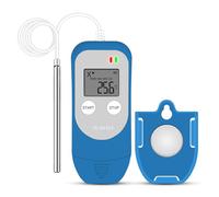 ThermElc TE-03 ELT Registrador de Datos de Temperatura con informes CSV y PDF, USB Temperature Data Logger Recorder 34560 puntos de alta precisión, Ultra-Low Temperature Recorder -100°C~100°C