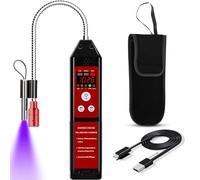 ThermElc WJL-6000 PRO REFRIGERANT Detector de fugas de refrigerante, Detector de fugas de halógeno HVAC,Detector de Fugas de Gas,Comprobador de gas portátil con alarma de pantalla LED R134a R410a R22a