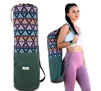 Thermikoa Bolsa para Esterilla de Yoga - Funda Ligera y Espaciosa con Bolsillo - Tote Bag para Mat de Yoga, Pilates o Gimnasia - Accesorio Práctico de Transporte 70x30cm
