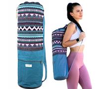 Thermikoa Bolsa para Esterilla de Yoga - Funda Ligera y Espaciosa con Bolsillo - Tote Bag para Mat de Yoga, Pilates o Gimnasia - Accesorio Práctico de Transporte 70x30cm