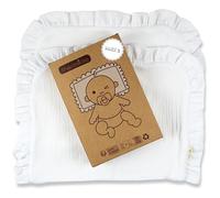 Thermikoa Salvababas Bebe Capazo, Pack de Muselinas de Algodón para Proteger el Colchón y el Hombro, Multiusos, Paños Lactancia Doble Capa de Tela de Muselina y Rizo Algodón (Pack 2 Salvababas)