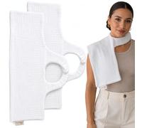 Thermikoa Salvababas Muselinas Bebé XL para Hombro - Pack de 2 - Triple Capa y Rizo Absorbente 100% Algodón Paños para Eructos y Escapes de Leche Recién Nacido 62 x 15 cm