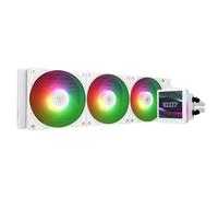 Thermiqueright Grand Vision 360 ARGB Blanco AIO CPU Liquid Cooler, pantalla LCD IPS con resolución 480x480, para AM5 / Intel LGA1851 / 1700, pantalla LCD imán absorbente de 3,4 pulgadas