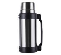 Thermo Flask 2L Botella de agua aislada aislada de fugas de acero inoxidable con mango y taza de matraz portátil para bebidas frías y calientes