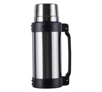 Thermo Flask 2L Botella de agua aislada aislada de fugas de acero inoxidable con taza de matriz portátil para bebidas frías y calientes