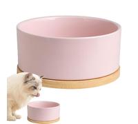 Thermo-Futterspender für Haustiere,Tragbare, auslaufsichere, thermostatische USB-Wasserspender - Portable selbstheizender Wassernapf für Hunde, Haustier-Keramik-Heiznapf für Katzen im