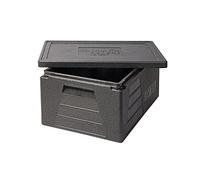 Thermo Future Box Cuadrada GN 1/1 Premium Transporte para Mantener el Calor y la Caja Aislante con Tapa térmica de EPP (Polipropileno expandido), Negro, 42 Liter Boxer Transportbox