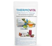 Thermo T3 - Vitaenergia mezcla de té Verde y productos termogenicos que transforman la grasa en energía, Nutren y controlan medidas perder peso 56 sticks (280, Limón con Maiz Morado)