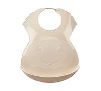 Thermobaby - Babero semirrígido con purpurina, color marrón