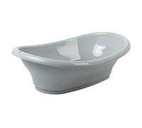 THERMOBABY - Bañera VASCO - Baño de bebé - Práctico - Innovador - Desde el nacimiento hasta los 10 meses - Gris Charme - Fabricado en Francia