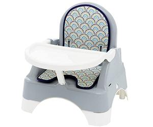 THERMOBABY Edge Egar - Asiento elevador para niños (6 a 36 meses, hasta 15 kg), color gris