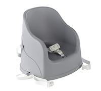 THERMOBABY - Elevador de silla TUDI - De 6 a 36 meses (o hasta 15 Kg) - Cómoda - Compacta - Gris Charme - Made in France