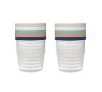 THERMOBABY - Lote de 10 cajas de almacenamiento para bebé, 250 ml, apto para microondas, congelador, lavavajillas, apilables, surtido de colores aleatorios. Fabricado en Francia