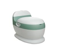 THERMOBABY - Mini inodoro Verde salvia - Orinal para bebé con sonido de descarga - Inodoro infantil - Orinal de entrenamiento para ir al baño - Pilas incluidas - 18+ meses