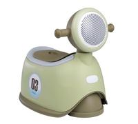 THERMOBABY - Orinal lúdico SCOOTER - Orinal para bebé - Inodoro infantil - Orinal de entrenamiento para ir al baño - Verde - 18+ meses