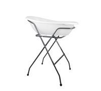 THERMOBABY YOOPI - Juego completo con bañera, patas plegables y manguera de drenaje - Baño de bebé - Ergonómico, estable y fácil de vaciar - Diseño limpio y práctico - Blanco
