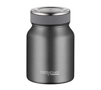 ThermoCafé 4077.234.050 - Recipiente térmico para alimentos de acero inoxidable, 500 ml, tarro aislante para sopa o cereales, a prueba de fugas, apto para lavavajillas, mantiene 9 horas el calor, 14 horas el frío, gris