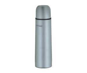 THERMOcafé by THERMOS TC BEVERAGE BOTTLE Ice Blue Mat - Termo con vaso de acero inoxidable (0,50 l, 12 horas de calor y 24 horas de frío, a prueba de fugas, para escuela, viajes y oficinas)
