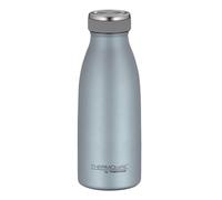 THERMOcafé by THERMOS TC BOTTLE Botella isotérmica, color azul hielo, 0,35 l, de acero inoxidable, resistente a las bebidas carbonatadas, 12 horas caliente durante 24 horas, antifugas, para la escuela