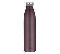 THERMOcafé by THERMOS TC BOTTLE Burgundy mat - Termo de acero inoxidable (0,75 L, resistente al carbonatado, 12 horas de calor 24 horas, frío, a prueba de fugas, para la escuela, viajes y oficinas)
