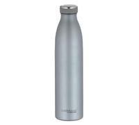 THERMOcafé by THERMOS TC Bottle Ice Blue mat 0,75 l, acero inoxidable termo resistente al carbono, 12 h caliente 24 h frío, a prueba de fugas, para escuela, viajes y oficina
