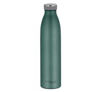 THERMOcafé by THERMOS TC Bottle Moss Green mat 0,75 l, termo de acero inoxidable resistente al carbono, 12 h caliente 24 h frío, a prueba de fugas, para escuela, viajes y oficina