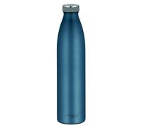 THERMOcafé by THERMOS TC Bottle Night Blue Mat - Termo de acero inoxidable (1,00 L, resistente al carbono, 12 horas de calor, 24 horas de frío, a prueba de fugas, para la escuela, viajes y oficinas)