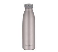 THERMOcafé by THERMOS TC Bottle Rose mat 0,50 l, termo de acero inoxidable resistente al carbono, 12 h caliente 24 h frío, a prueba de fugas, para escuela, viajes y oficina