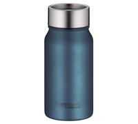 THERMOcafé by THERMOS TC DRINKING MUG night blue mat 0,35 l, taza térmica de acero inoxidable, taza de café para ir térmica, a prueba de fugas, 8 horas de calor y frío durante 16 horas, apto para