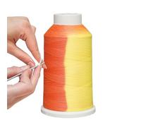 Thermochromisches Farbwechselgarn - Temperaturabhängige Polyester faser - 100g | Reagiert Auf Wärme | Kreatives Bastelgarn Zum Häkeln, Stricken & Nähen Für Kleidung & Puppen, 150D/2