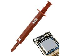 Thermofett Silicona, 50 g de conductividad electrónica del producto - Pasta compuesta de calor para CPU, GPU, chip, tarjetas gráficas - La pasta térmica ofrece propiedades de aislamiento eléctrico que