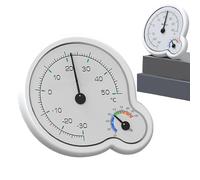 Thermograph With Humidity, Double Thermograph, Analog Thermograph Hygrometer, Temperature Humidity Monitor, Clear Scale Thermograph, Indoor Temperature Gauge, Humidity Measurement Device, Living