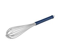 Thermohauser 5000145055 - Varillas de batir (acero inoxidable, 45 cm de longitud, mango de plástico azul y colgador, con 16 trabillas, mango: poliamida)