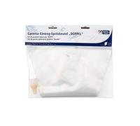 Thermohauser 8300033439 Juego de Mangas pasteleras Desechables (Polipropileno), Doble Transparente, 27 Piezas (Bolsas pastelitas, Adaptador, Boquilla), PE