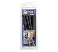 Thermohauser 8300035440 Juego de Tenedores para Bombones (Acero Inoxidable y ABS, 10 Piezas, con Diferentes Cabezas), Color Negro