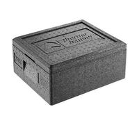 Thermohauser EPP GN 1/2 - Caja térmica con tapa (10 L, 39 x 33 x 18 cm), color negro