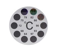 Thermometer Stickers Aquarium Adhesive Round Sticker Temperature Thermometer For Fish For Tank Wine Jar 64℉-97℉ & 18 To Heater Light Thermometers Plants Air Pump Gravel Sand Decorations Filter Filter