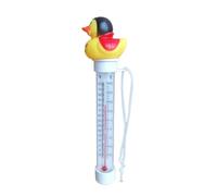 Thermometers Floating, Cute Duck Design, Large Display and Long Tether Rope Yellow for Water Temperature Monitoring in Pools, Hot Tubs, Ice Baths, Spas, Outdoor Bathing, Daily Use