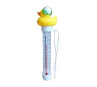 Thermometers Floating, Cute Duck Design, Large Display and Long Tether Rope Yellow for Water Temperature Monitoring in Pools, Hot Tubs, Ice Baths, Spas, Outdoor Bathing, Daily Use