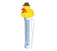 Thermometers Floating, Cute Duck Design, Large Display and Long Tether Rope Yellow for Water Temperature Monitoring in Pools, Hot Tubs, Ice Baths, Spas, Outdoor Bathing, Daily Use