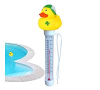Thermomètre Piscine Flottant Canard |Thermomètre Précis Pour, Spa Ou Aquarium | Flotteur Amusant En Forme Canard Avec Longue Corde, Idéal Mesurer La Température De L'eau Facilement Et Toute Sécurité