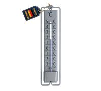 Thermomètre TFA Dostmann 12.2001.54 12.2001.54 gris 1 pc(s) | De metal, resistente a la intemperie, medición de temperatura, empresa familiar alemana, 12.2001.54, gris