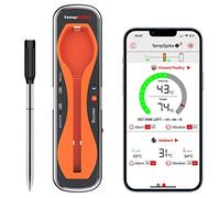 ThermoPro TempPro TP960 150M Termómetro Inalámbrico para Carne con Bluetooth, Termómetro de Cocina Impermeable IP67 para el Horno, Freidoras, Asar, Ahumar y Barbacoa
