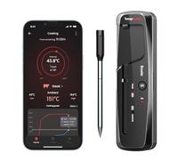 ThermoPro TempPro TP961 150M Termómetro de Cocina Inalámbrico, Termómetro de Carne Bluetooth con Alarma de Temperatura, Termómetro Digital Cocina para Parrilla, Barbacoa