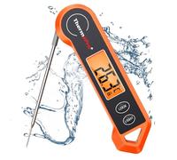 ThermoPro TP19H Termómetro digital para carne con retroiluminación, resistente al agua para cocina, comida, barbacoa, parrilla, ahumador, aceite, freír, dulces, lectura instantánea