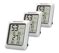 ThermoPro TP50 3 Piezas Termómetro Higrómetro Digital Medidor de Humedad y Temperatura Interior Termohigrómetro Profesional para Medición de Casa Habitación Hogar Oficina Ambiente